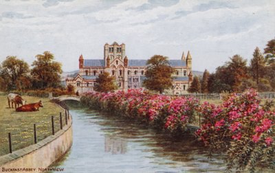 Buckfast Abbey, North View by Alfred Robert Quinton